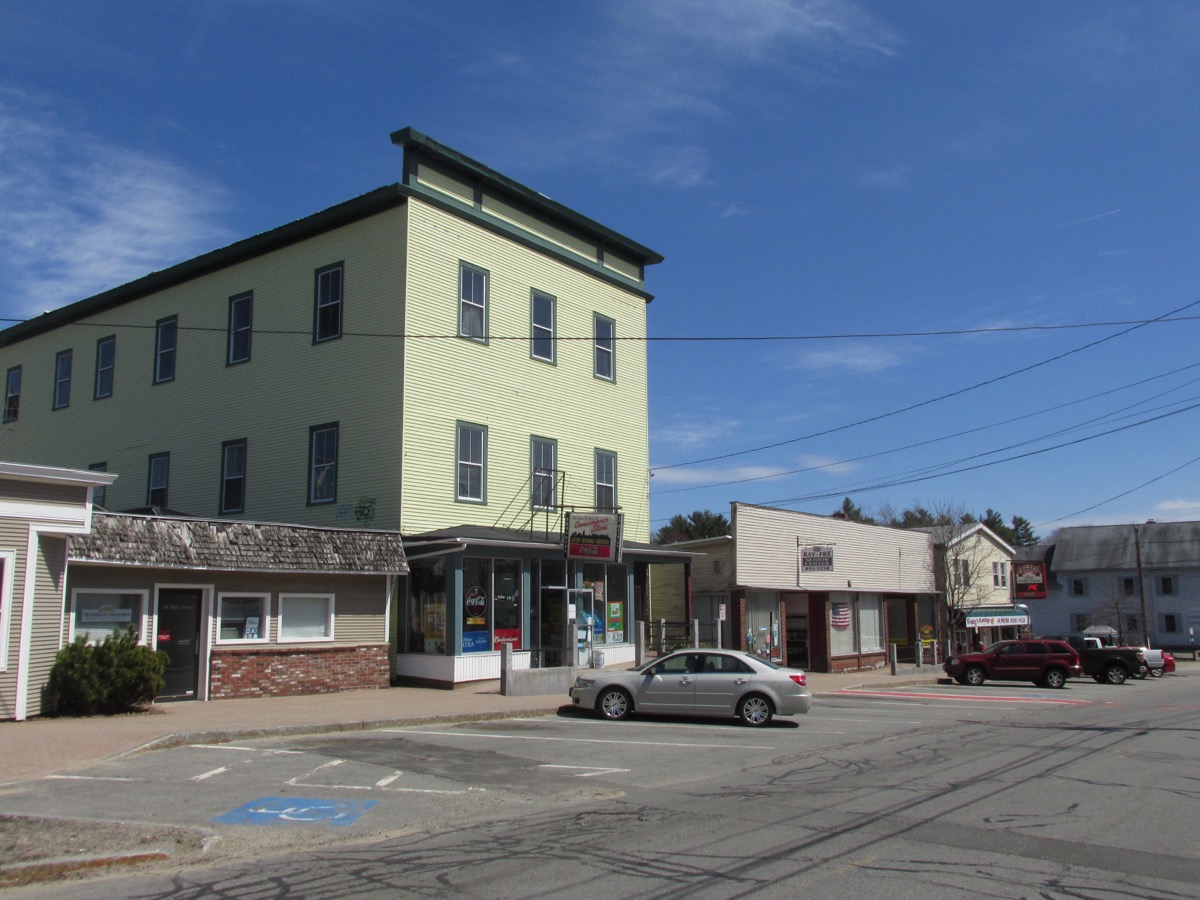 Main Street in downtown Raymond, New Hampshire