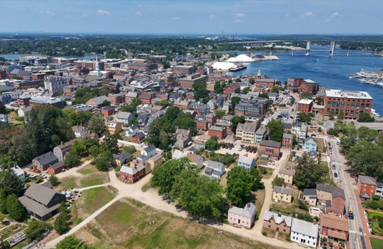Downtown Portsmouth and the Piscataqua River