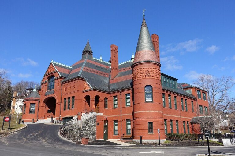 Belmont Town Hall in Belmont, Massachusetts