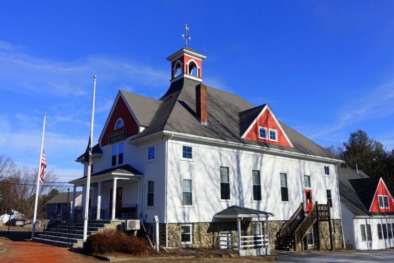 Boxborough Town Hall in Boxborough, Massachusetts