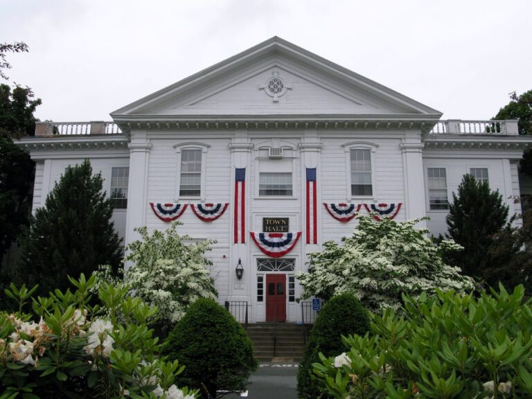 Danvers Town Hall in Danvers, Massachusetts