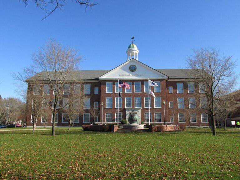 Hingham Town Hall in Hingham, Massachusetts