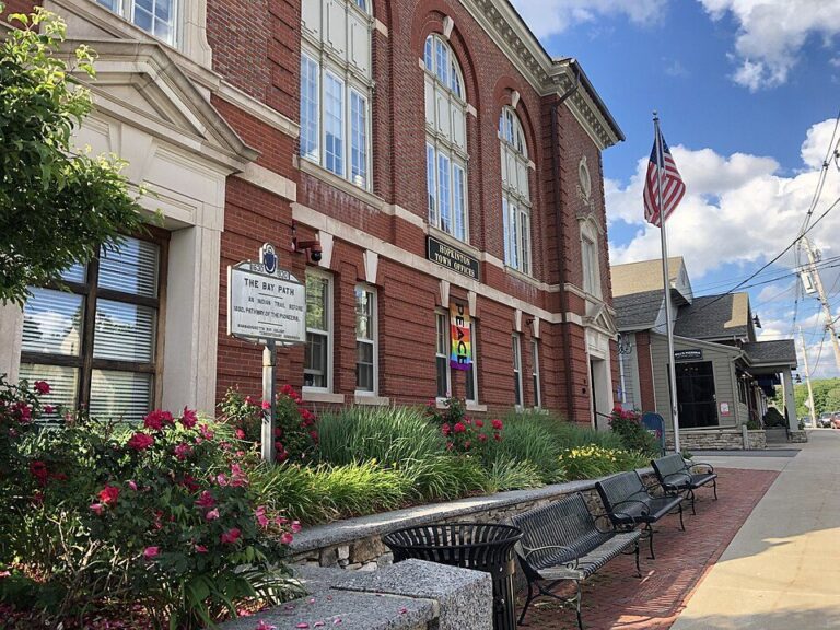 Hopkinton Town Hall in Hopkinton, Massachusetts