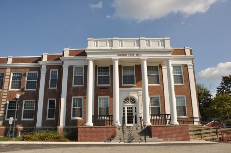 Ipswich Town Hall in Ipswich, Massachusetts