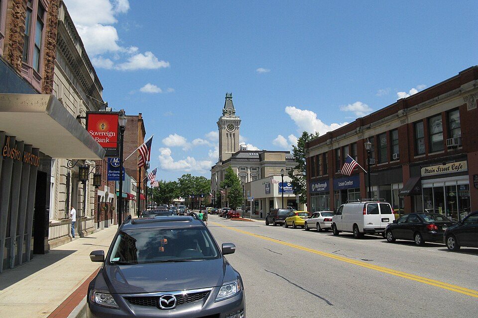 Main Street in Marlborough, Massachusetts