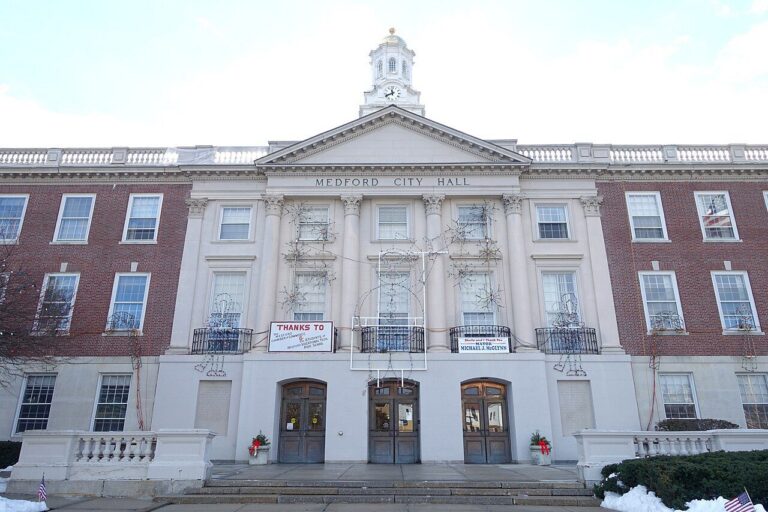 Medford City Hall in Medford, Massachusetts