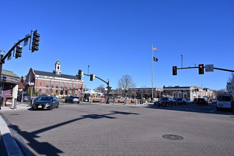 Needham Center in Needham, Massachusetts