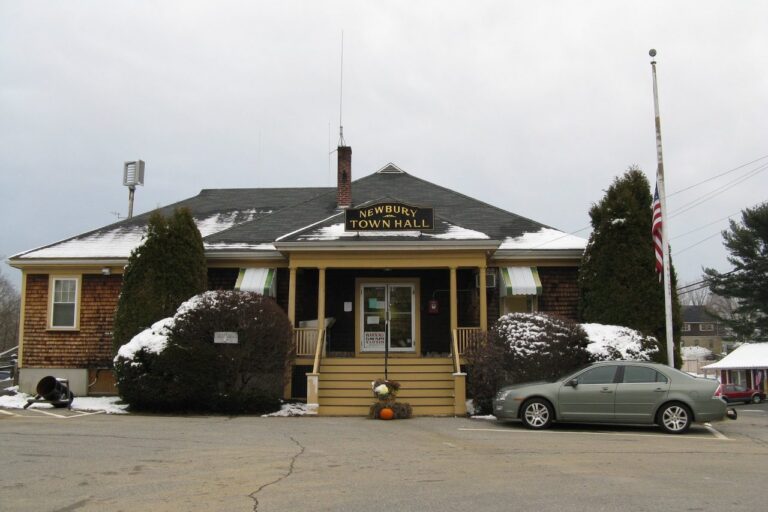 Newbury Town Hall in Newbury, Massachusetts