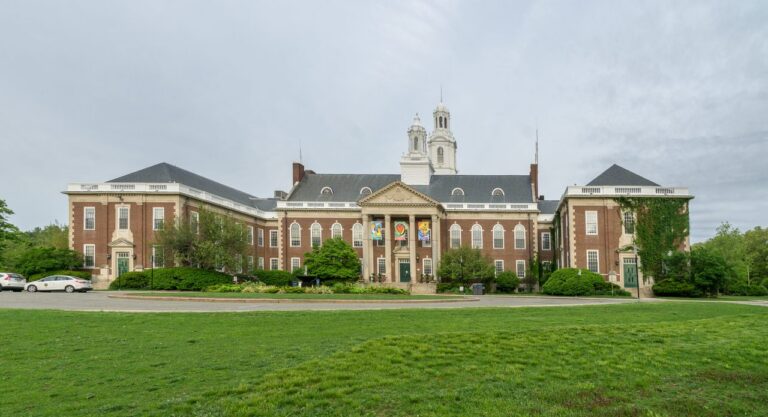 Newton City Hall in Newton, Massachusetts