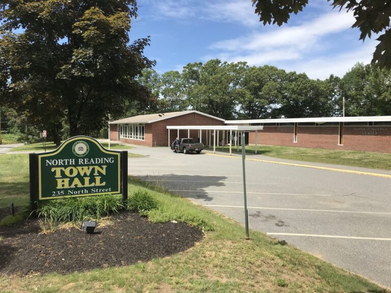 North Reading Town Hall in North Reading, Massachusetts