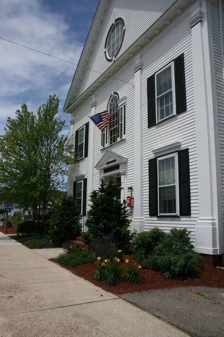 Salisbury Town Hall in Salisbury, Massachusetts