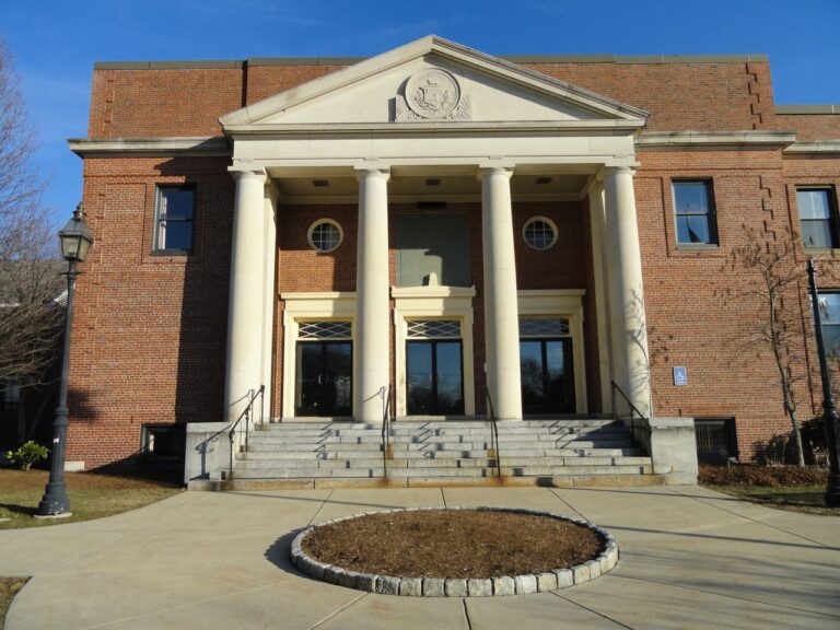 Stoneham Town Hall in Stoneham, Massachusetts