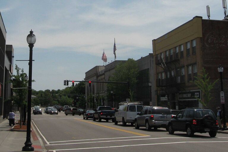 Main Street in Watertown, Massachusetts
