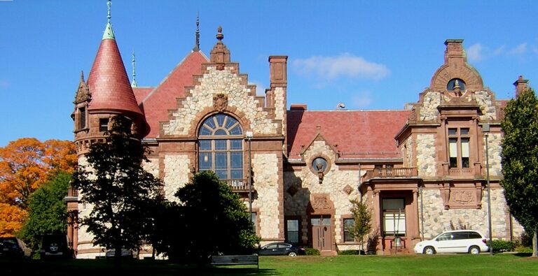 Wellesley Town Hall in Wellesley, Massachusetts