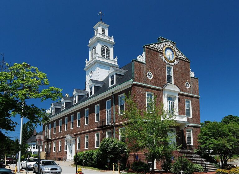 Weymouth Town Hall in Weymouth, Massachusetts