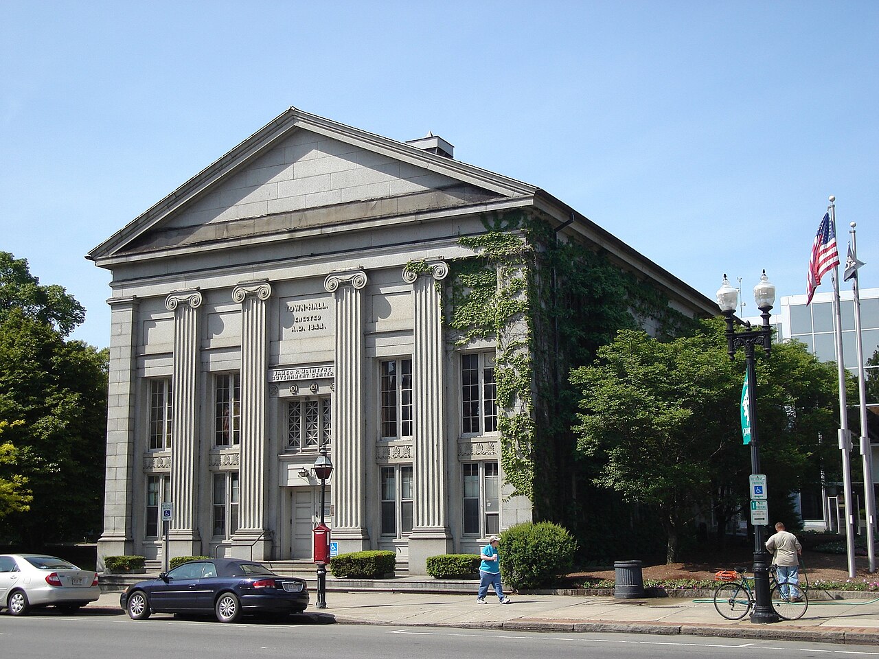 Quincy City Hall in Quincy, Massachusetts
